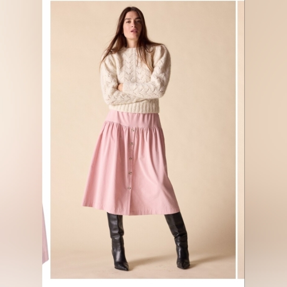 St Roche James waistcoat & St Roche kia maxi skirt.